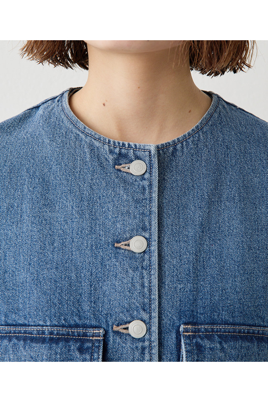 Whim Gazette(ウィム ガゼット)｜デニムクルージャケット/ブルー の