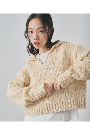 ウィム ガゼット/Whim Gazetteの【予約販売】ローゲージスキッパープルオーバー(110300/110301)