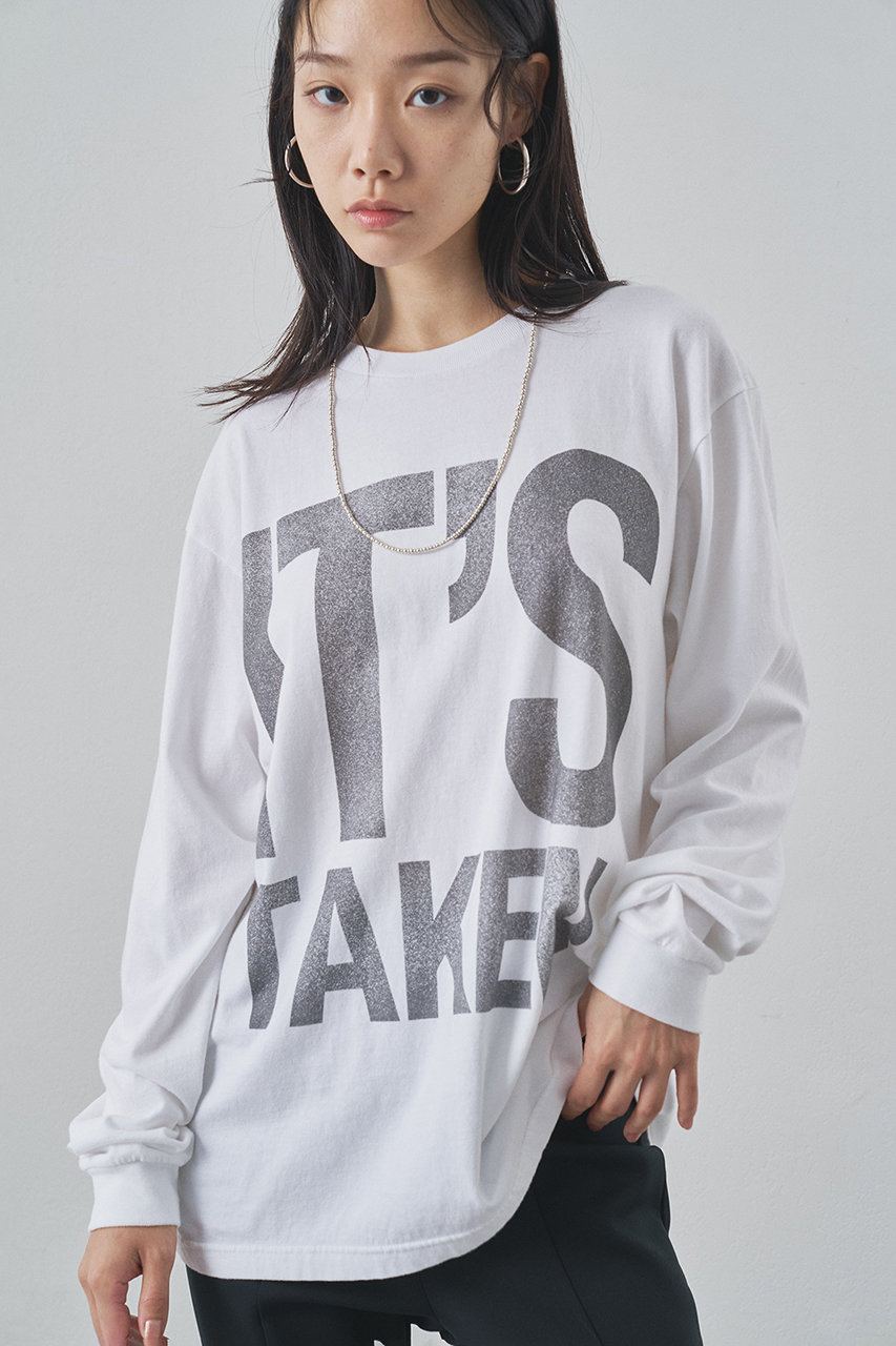 ウィム ガゼット/Whim GazetteのBIGロゴ ロンTEE(オフホワイト/WGZ1052506A0003)