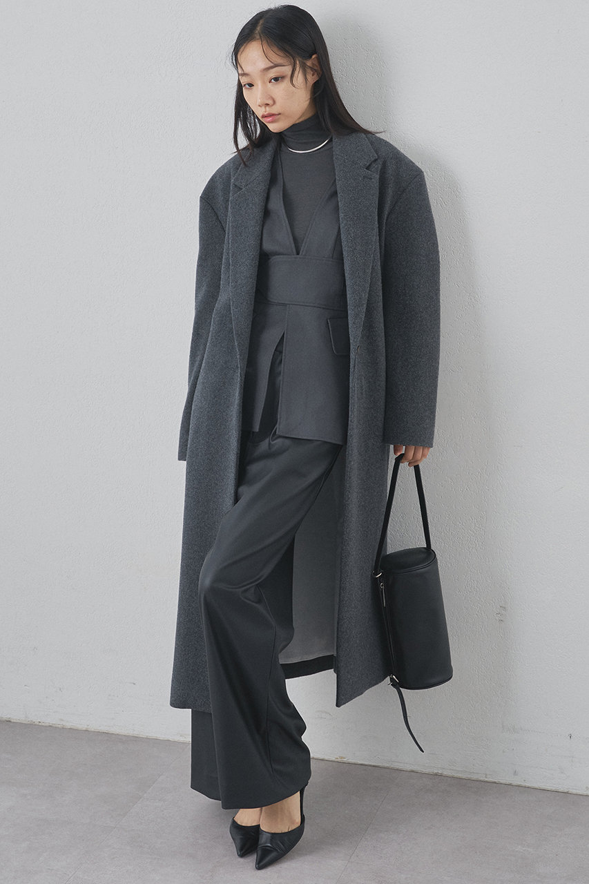 Whim Gazette(ウィム ガゼット)｜メルトンベスト/グレー の通販