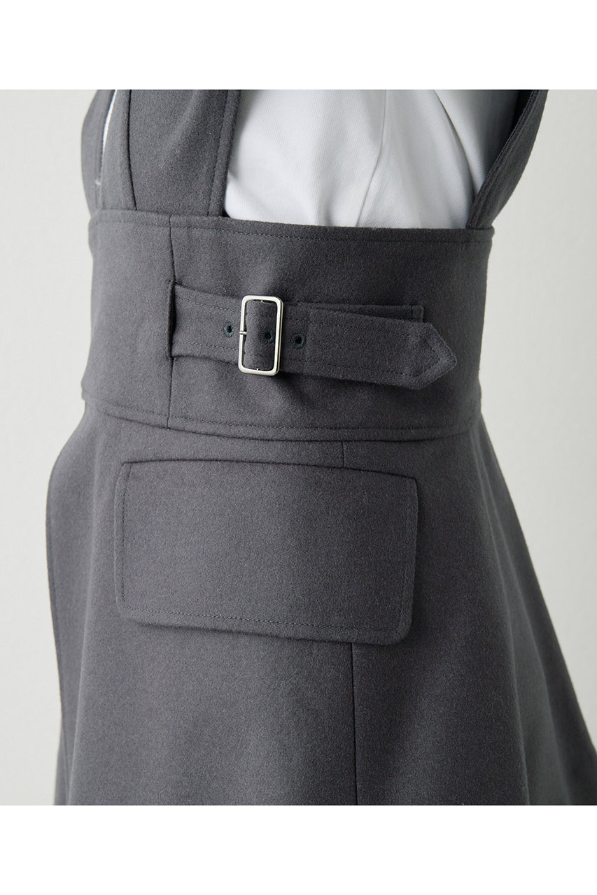 Whim Gazette(ウィム ガゼット)｜メルトンベスト/グレー の通販