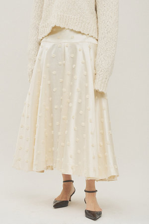 ウィム ガゼット/Whim Gazetteの【予約販売】ボンボンジャガードスカート(110700/110703)