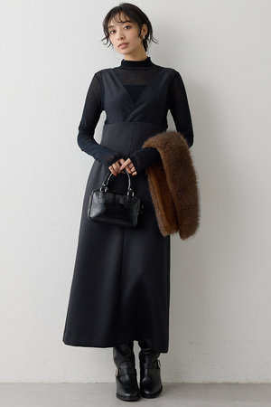 ウィム ガゼット/Whim Gazetteの【予約販売】ダブルサテンワンピース(110500/110503)