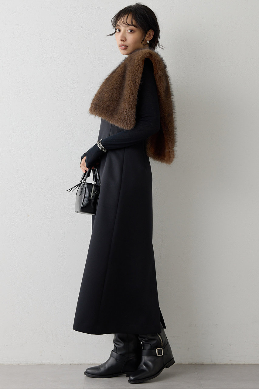 Whim Gazette(ウィム ガゼット)｜【予約販売】ダブルサテンワンピース