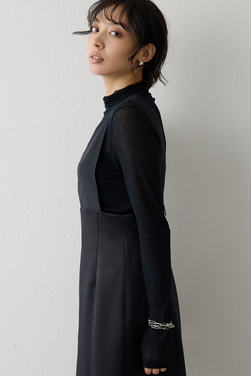 Whim Gazette(ウィム ガゼット)｜【予約販売】ダブルサテンワンピース