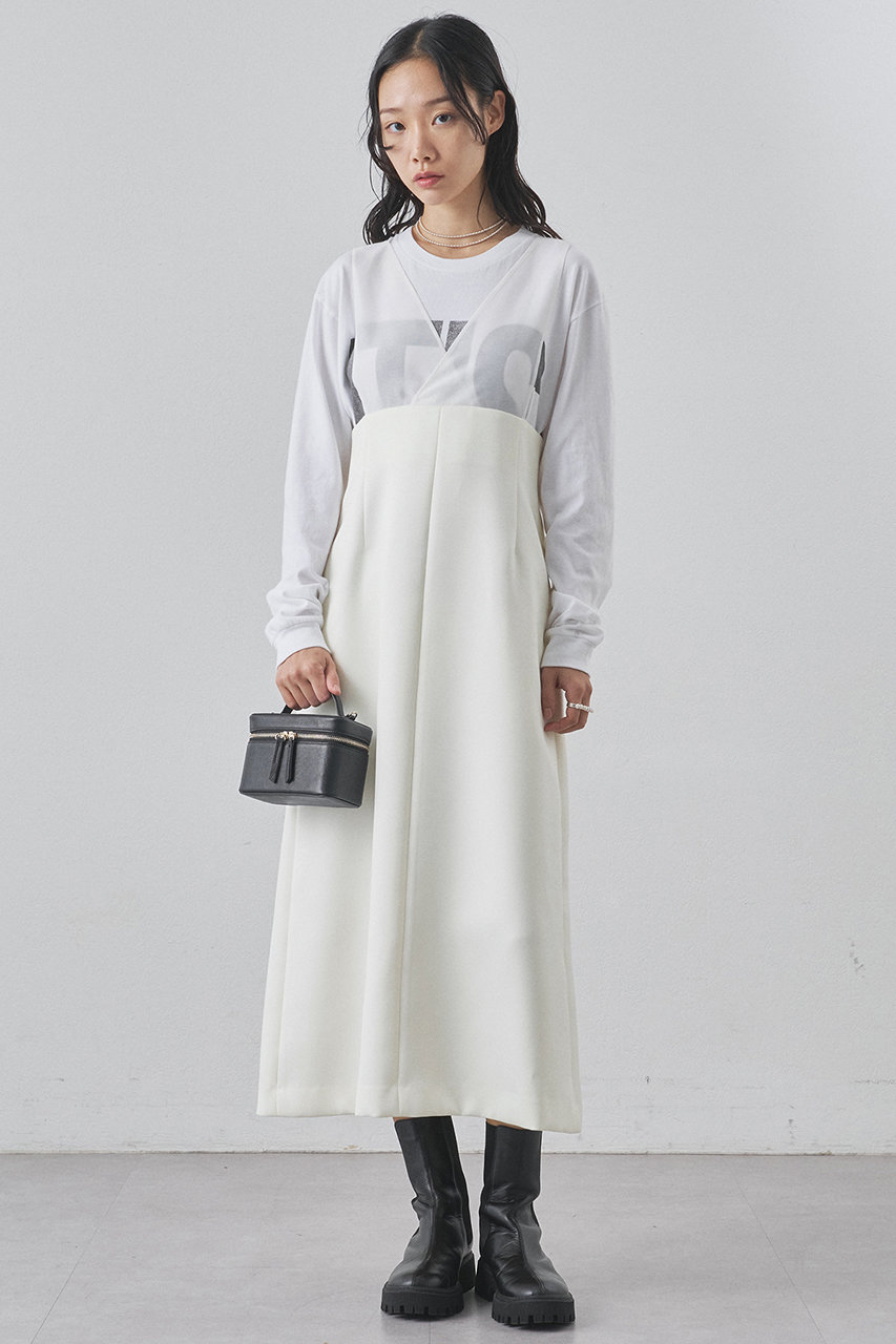 ダブルサテンワンピース