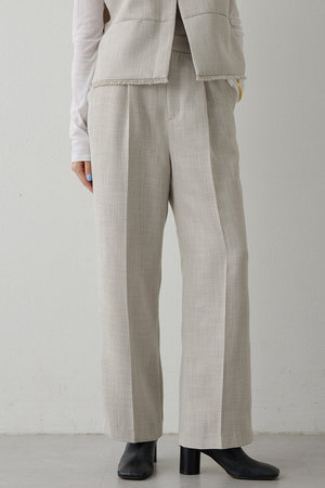 ウィム ガゼット/Whim Gazetteの【THE PAUSE】ツイードタックパンツ(110600/110601)