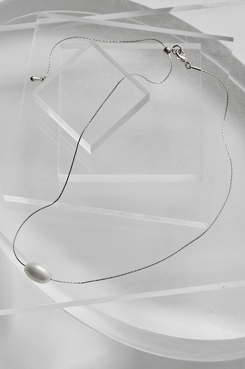 ウィム ガゼット/Whim Gazetteの【THE PAUSE】パールトップチョーカー(シルバー/WGP1061211A0003)