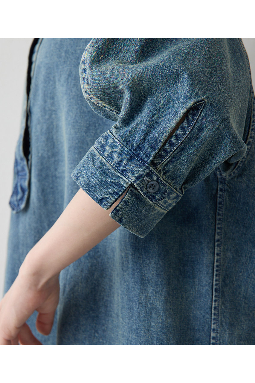 Whim Gazette(ウィム ガゼット)｜DENIM刺繍チュニックシャツ