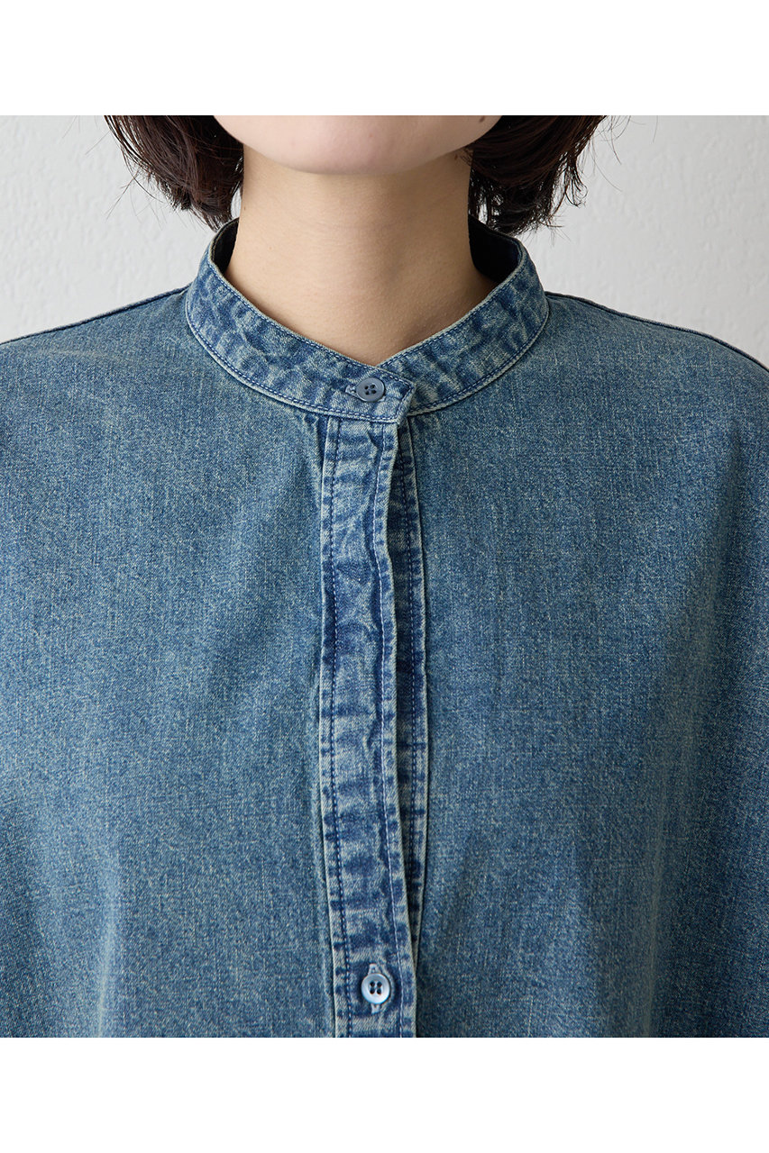 Whim Gazette(ウィム ガゼット)｜DENIM刺繍チュニックシャツ