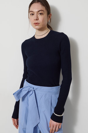 ウィム ガゼット/Whim GazetteのホールガーメントRIBプルオーバー(110300/110301)