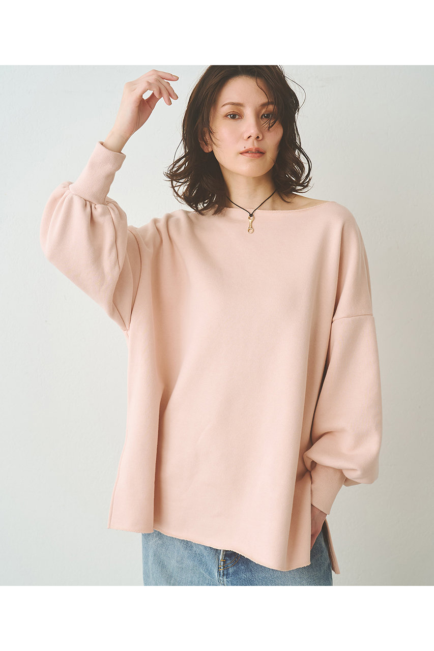 ウィム ガゼット/Whim Gazetteのリラックススウェット(ベビーピンク/WGZ1061206A0010)