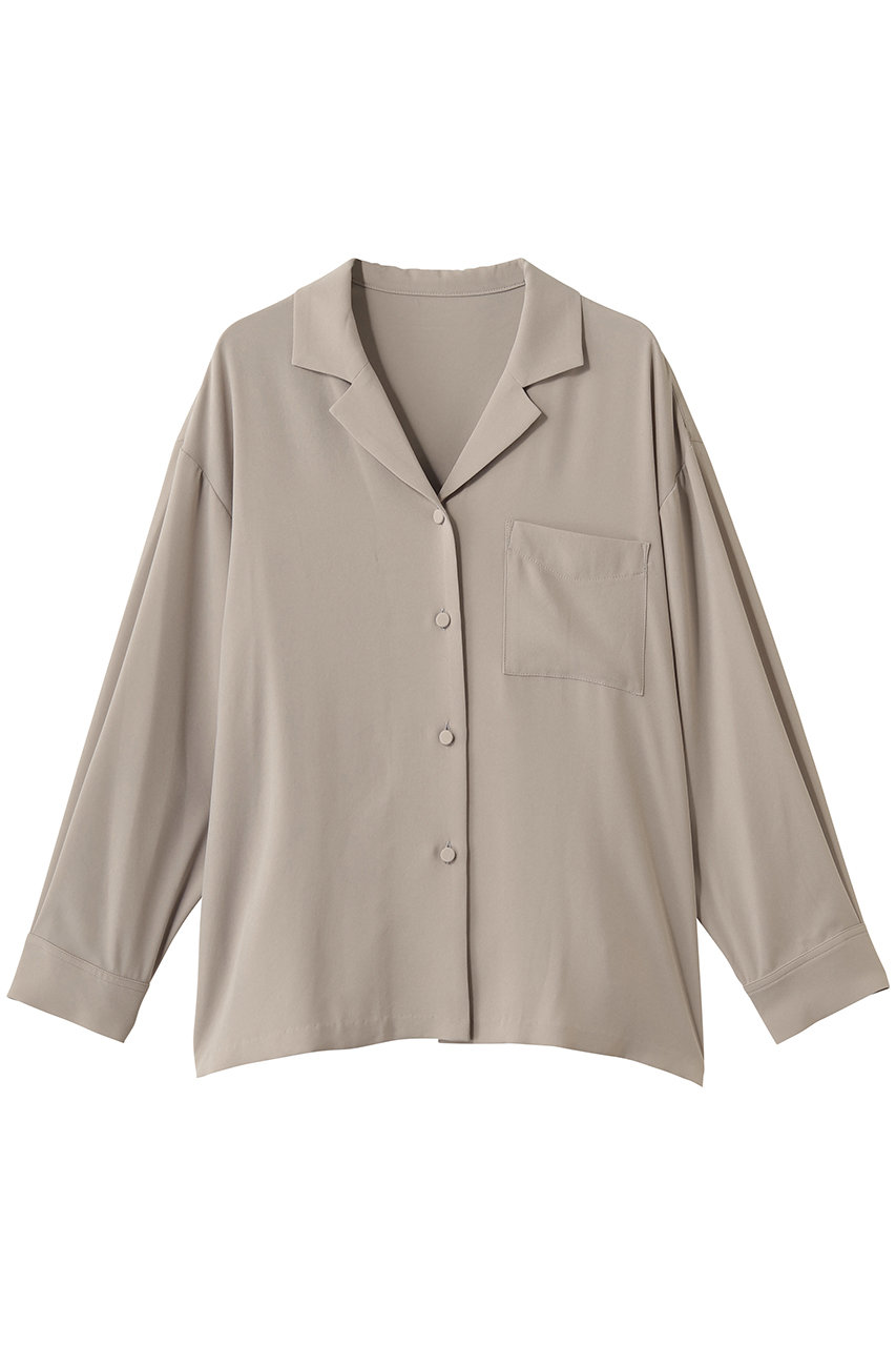 ウィム ガゼット/Whim Gazetteのトリアセブラウス(ベージュ/WGZ1061204A0015)