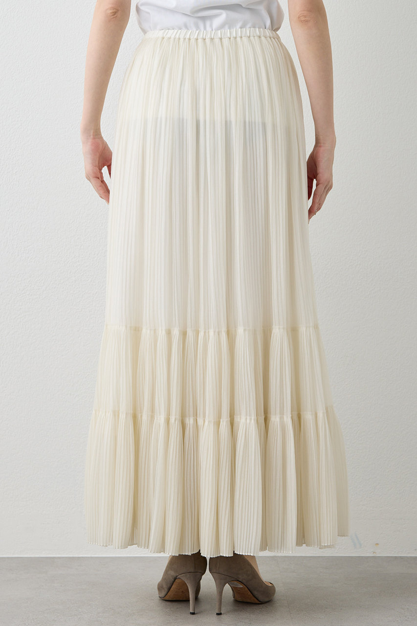 Whim Gazette(ウィム ガゼット)｜オーガンジーティアードスカート/オフ