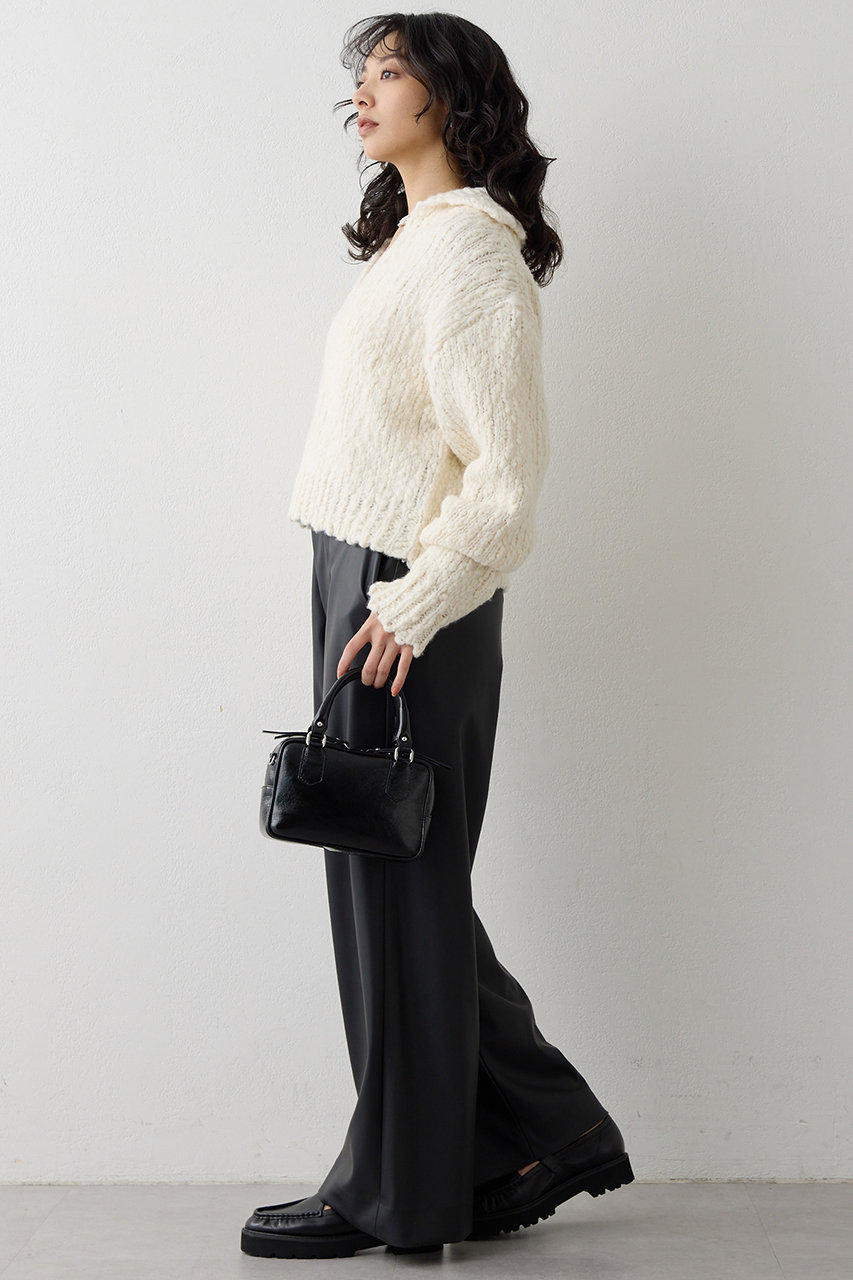 Whim Gazette(ウィム ガゼット)｜【予約販売】レザーライクパンツ