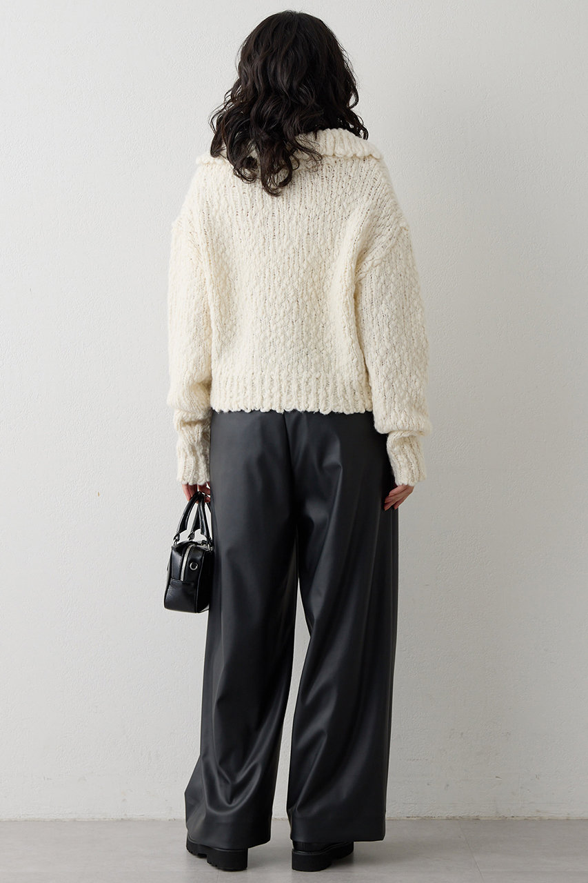 Whim Gazette(ウィム ガゼット)｜【予約販売】レザーライクパンツ