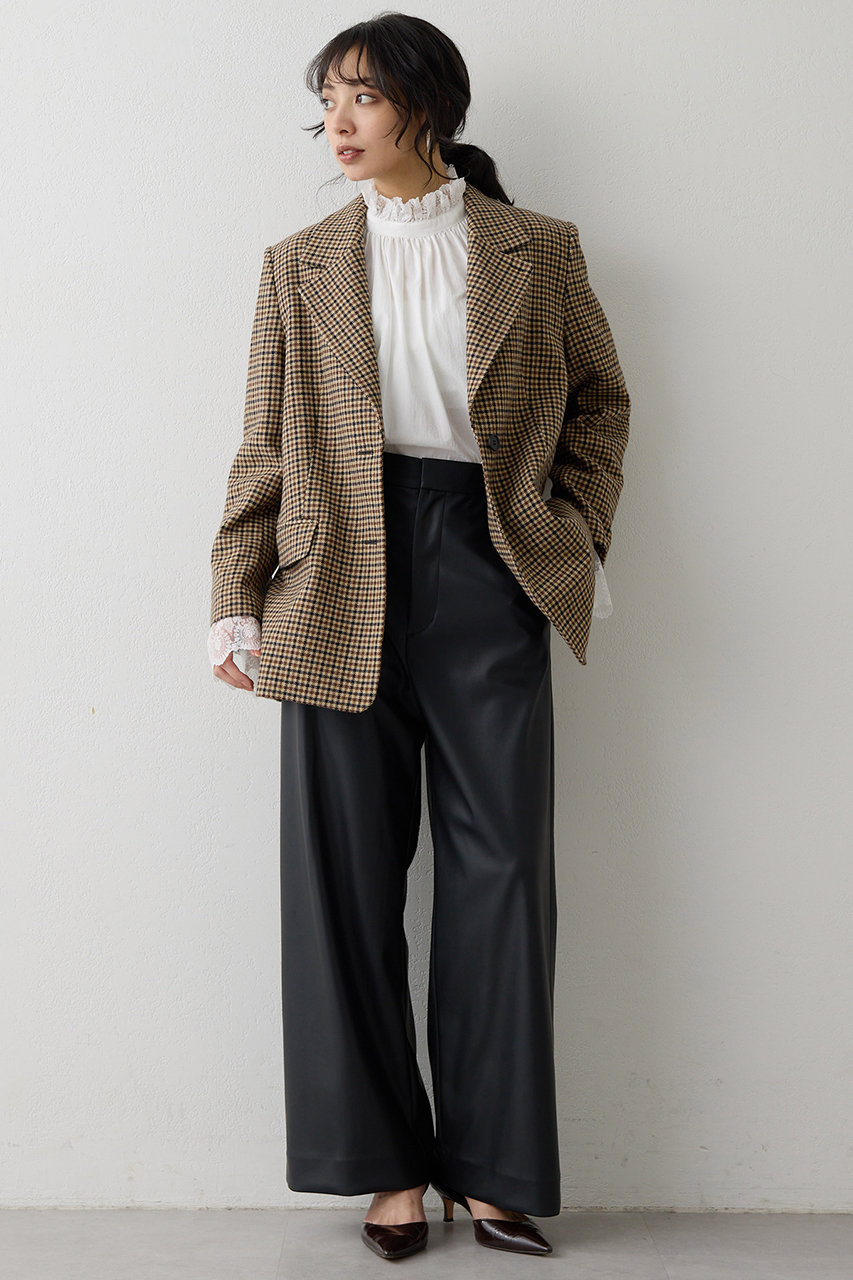 Whim Gazette(ウィム ガゼット)｜【予約販売】レザーライクパンツ