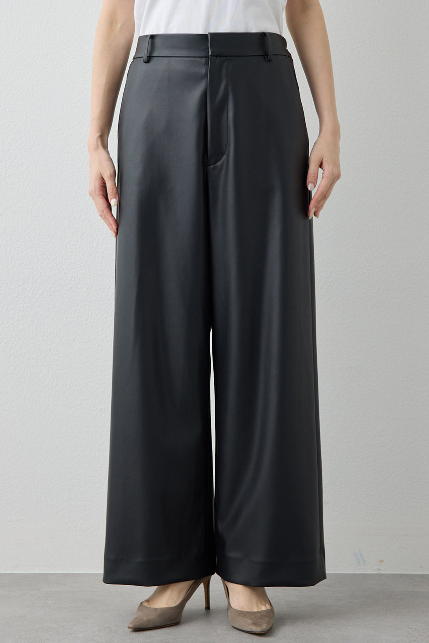 Whim Gazette(ウィム ガゼット)｜【予約販売】レザーライクパンツ