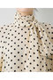 【予約販売】ドットボウタイブラウス ウィム ガゼット/Whim Gazette