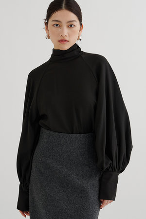 ウィム ガゼット/Whim Gazetteの【予約販売】シフォンボウタイブラウス(110400/110403)