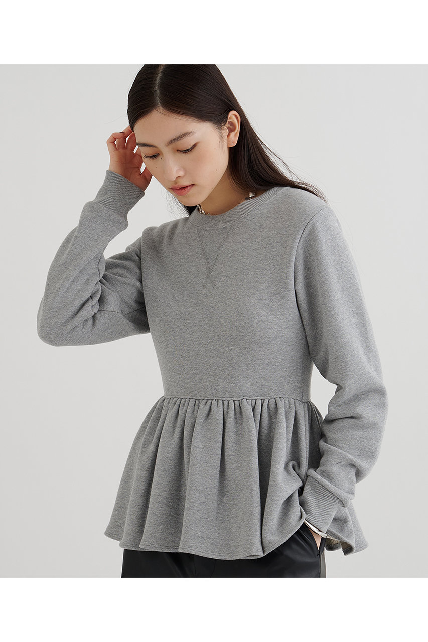 裏毛フリルプルオーバー