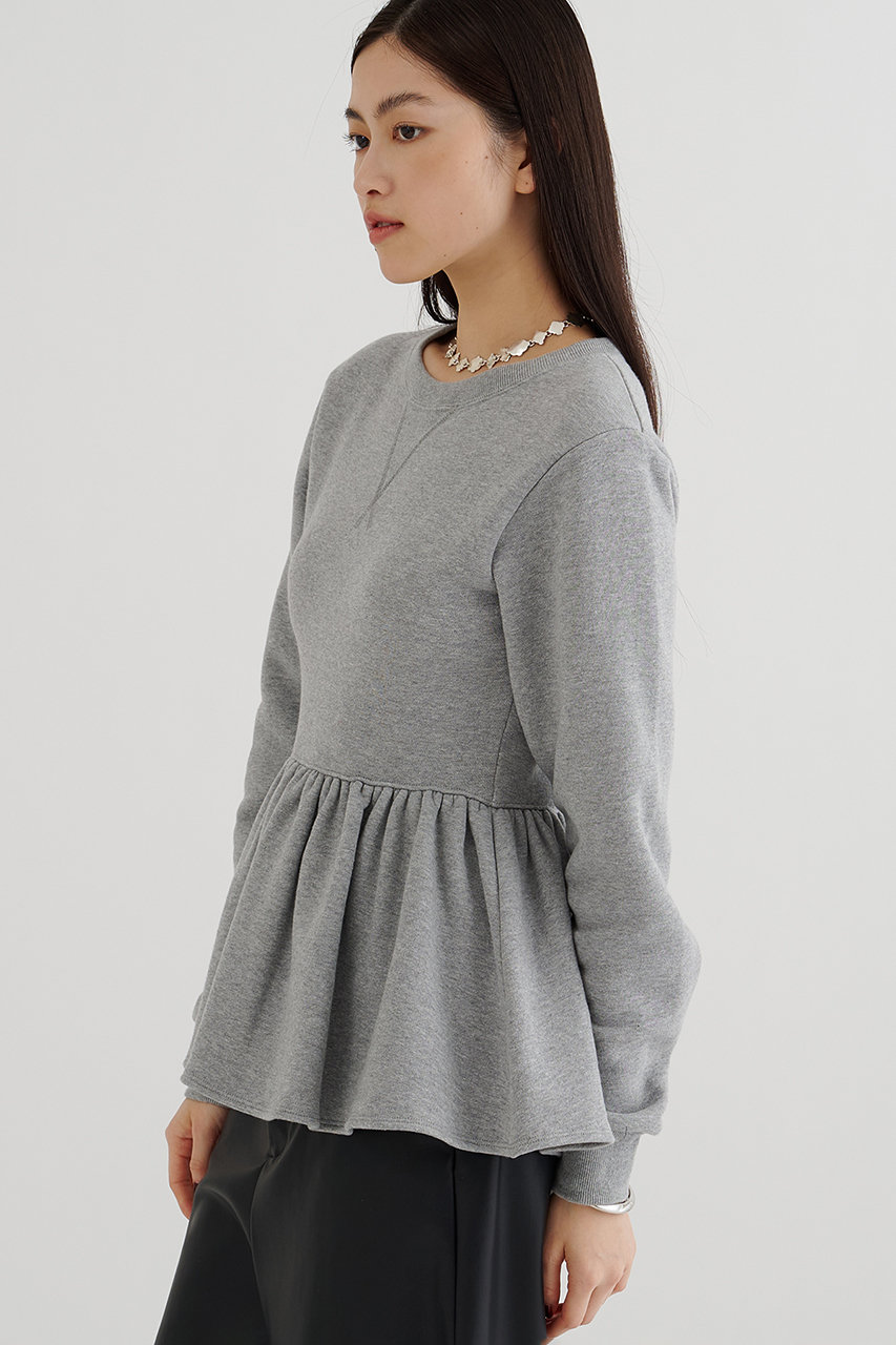 Whim Gazette(ウィム ガゼット)｜【予約販売】裏毛フリルプルオーバー