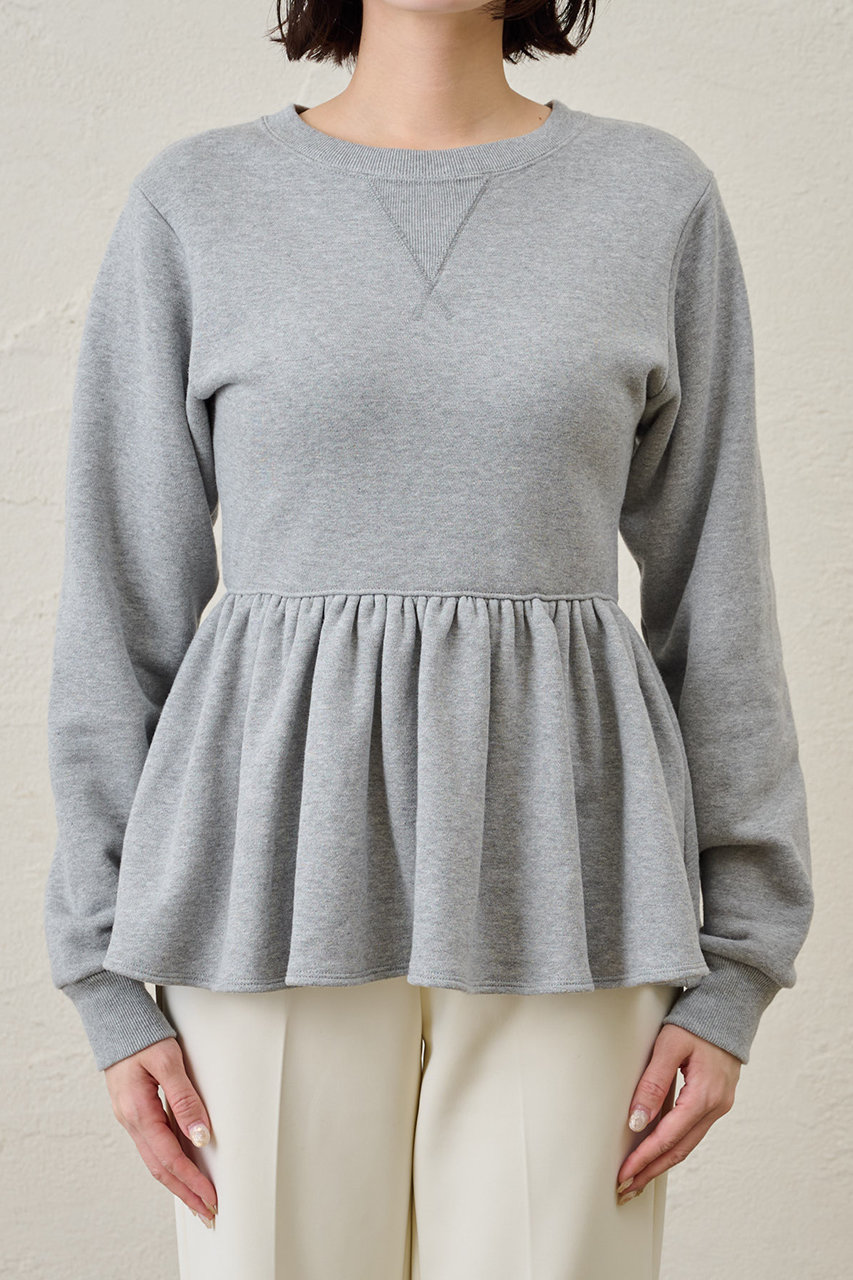 Whim Gazette(ウィム ガゼット)｜【予約販売】裏毛フリルプルオーバー
