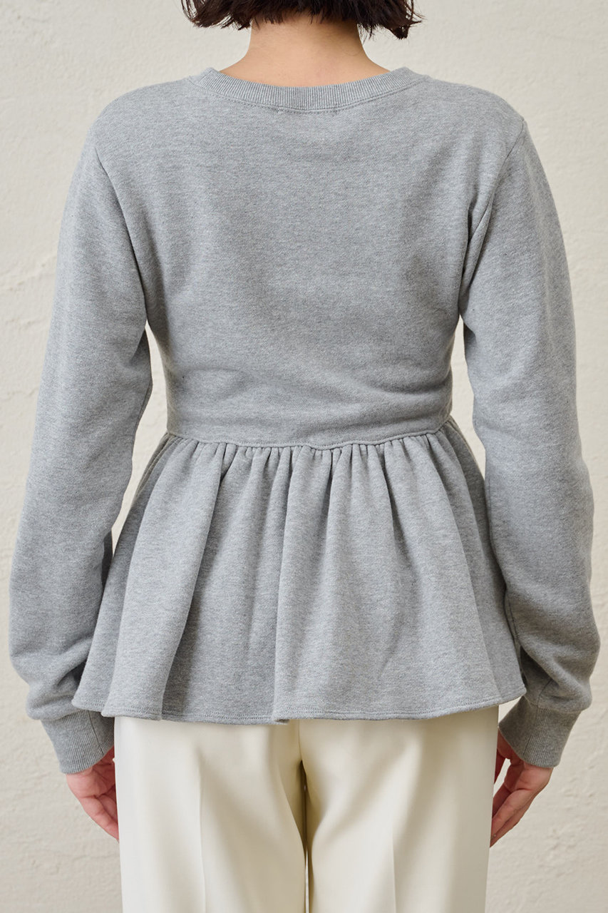 Whim Gazette(ウィム ガゼット)｜【予約販売】裏毛フリルプルオーバー