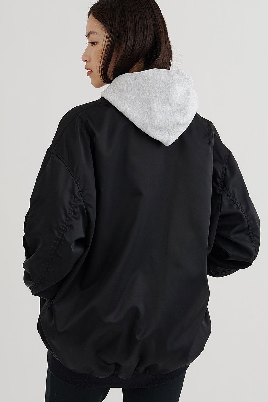 Whim Gazette(ウィム ガゼット)｜【予約販売】ミドルMA-1/ブラック の