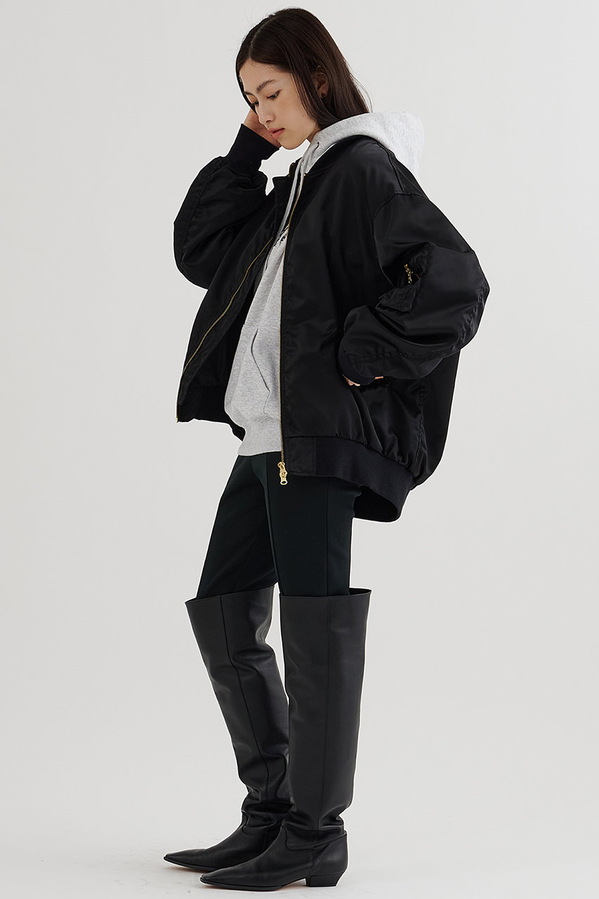 Whim Gazette(ウィム ガゼット)｜【予約販売】ミドルMA-1/ブラック の