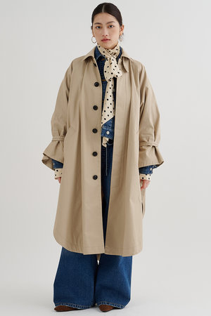 ウィム ガゼット/Whim Gazetteの【予約販売】ポンチョロングコート(110900/110903)