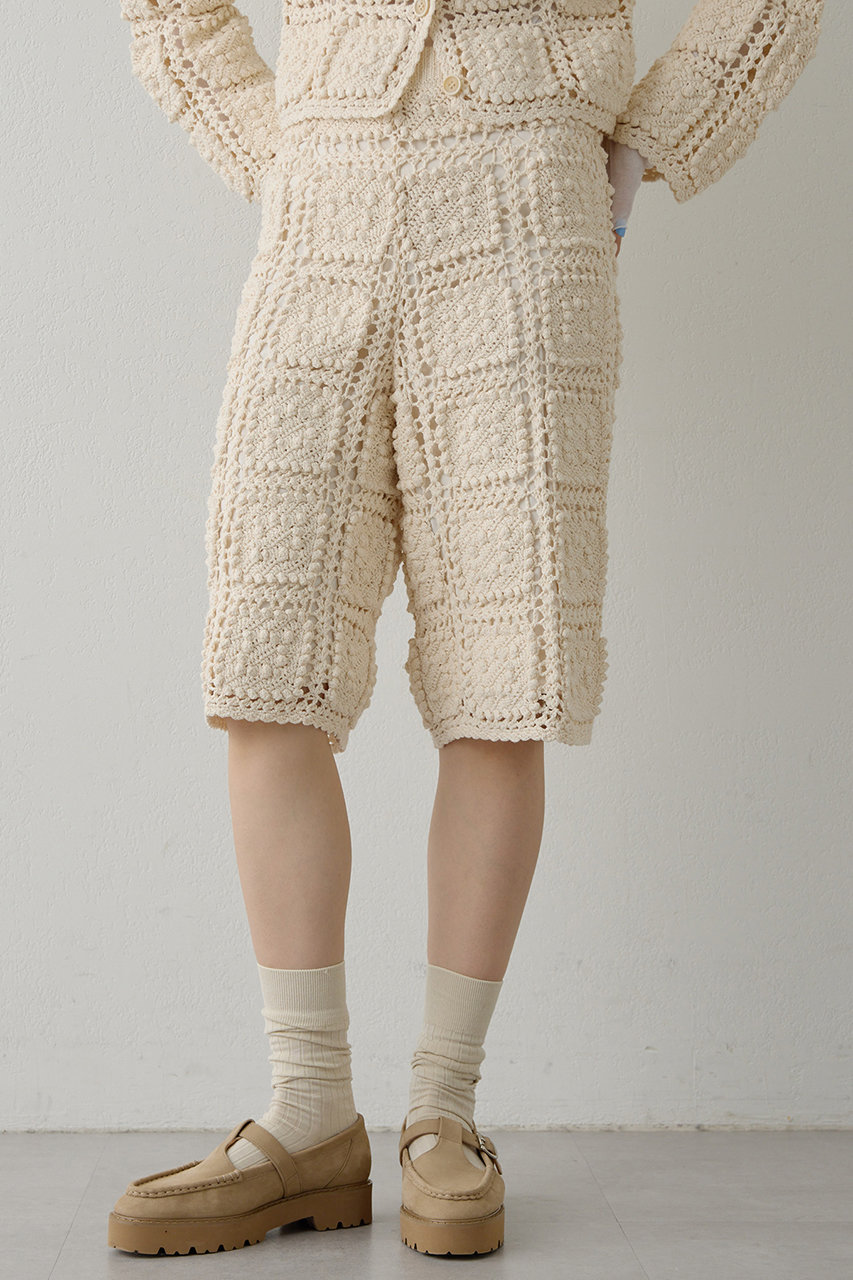 Whim Gazette(ウィム ガゼット)｜【予約販売】ハンドクロシェハーフ