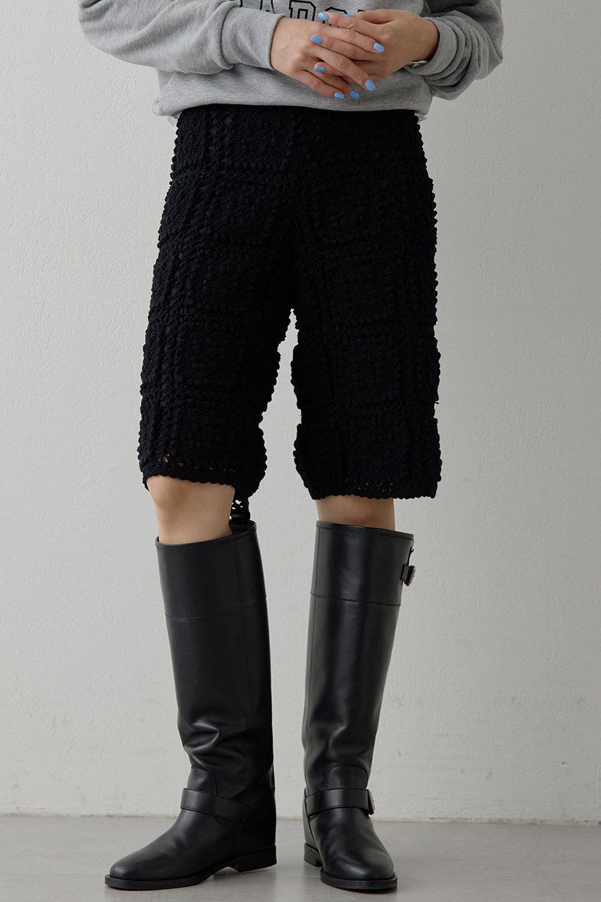 ハンドクロシェハーフパンツ