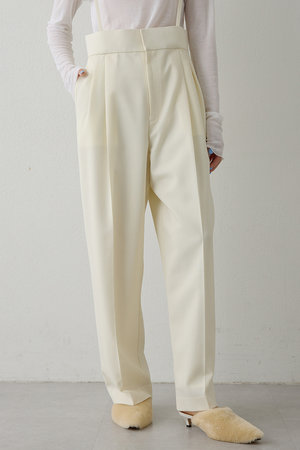 ウィム ガゼット/Whim Gazetteの【予約販売】ハイウエストタックパンツ(110600/110601)
