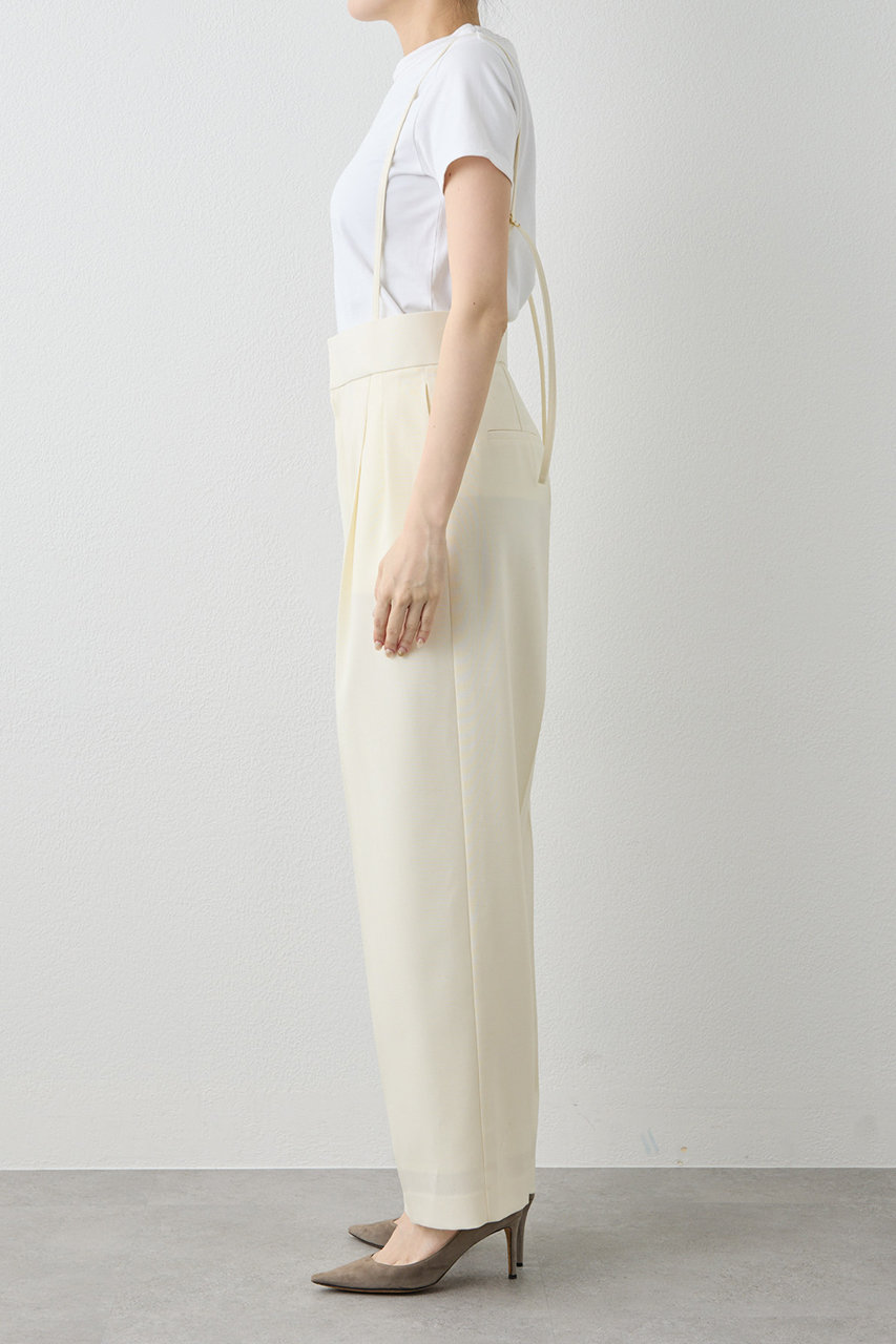 Whim Gazette(ウィム ガゼット)｜ハイウエストタックパンツ/オフ