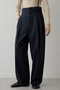 【予約販売】ハイウエストタックパンツ ウィム ガゼット/Whim Gazette ブラック
