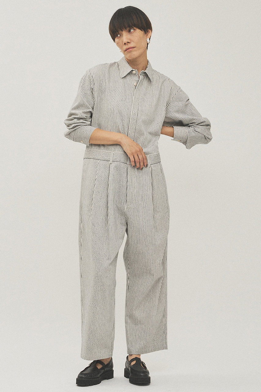 ウィム ガゼット/Whim Gazetteの【予約販売】ヒッコリーオールインワン(ブルー/WGZ1061109A0001)