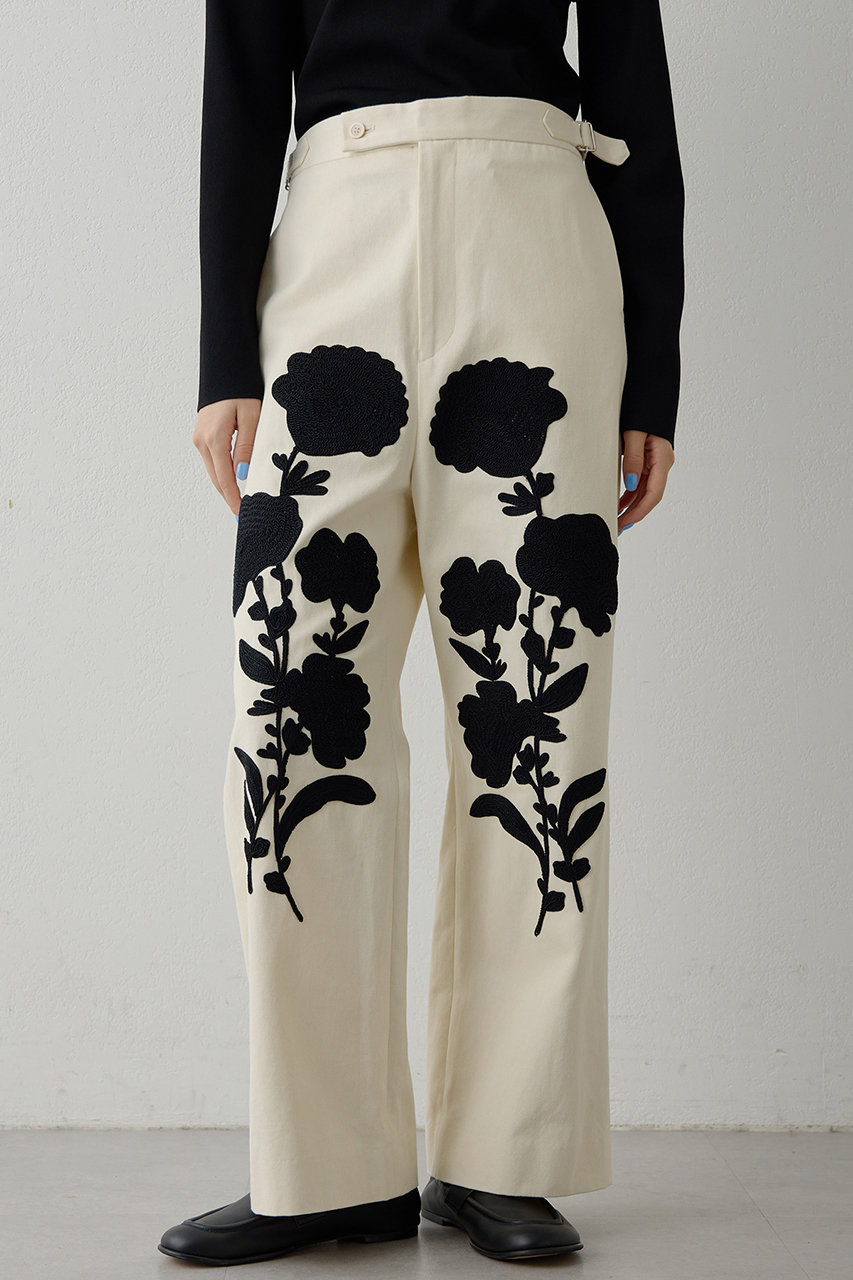 ウィム ガゼット/Whim Gazetteの【予約販売】コード刺繍パンツ(ベージュ/WGS1061102A0001)