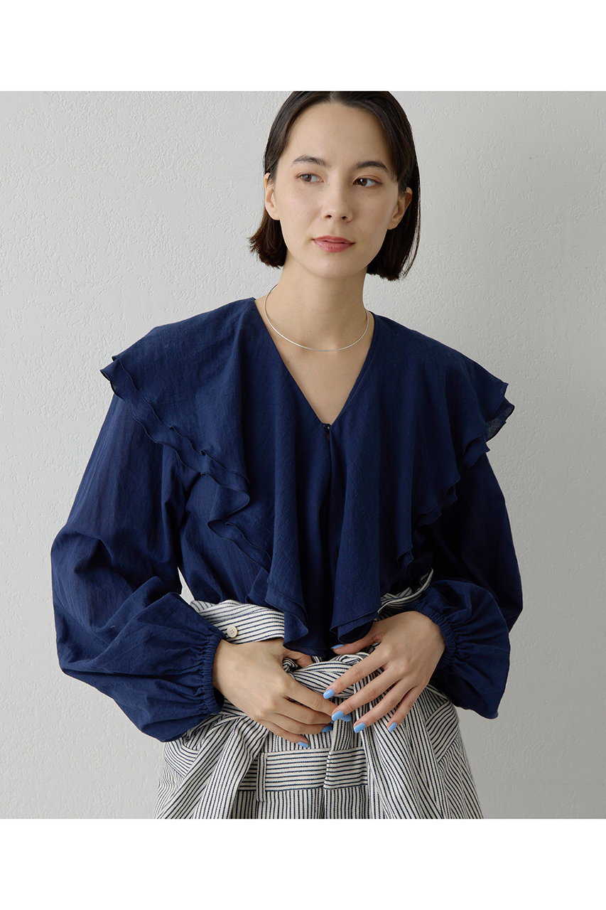 ローンフリルブラウス