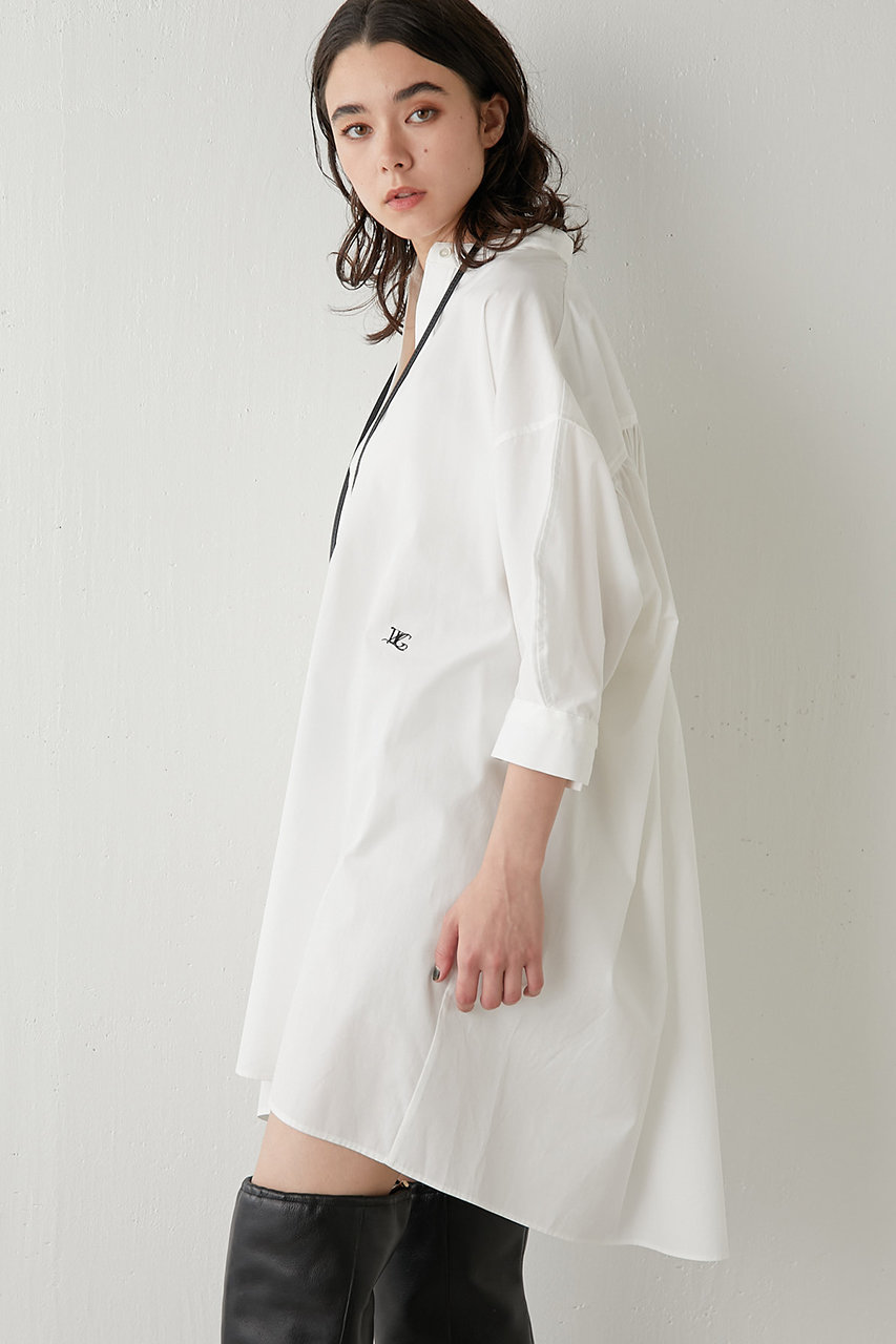 【美品】Whim Gazette 刺繍チュニックシャツ　白 Whim Gazette(ウィム ガゼット)の刺繍チュニックシャツ通販 | 集英社