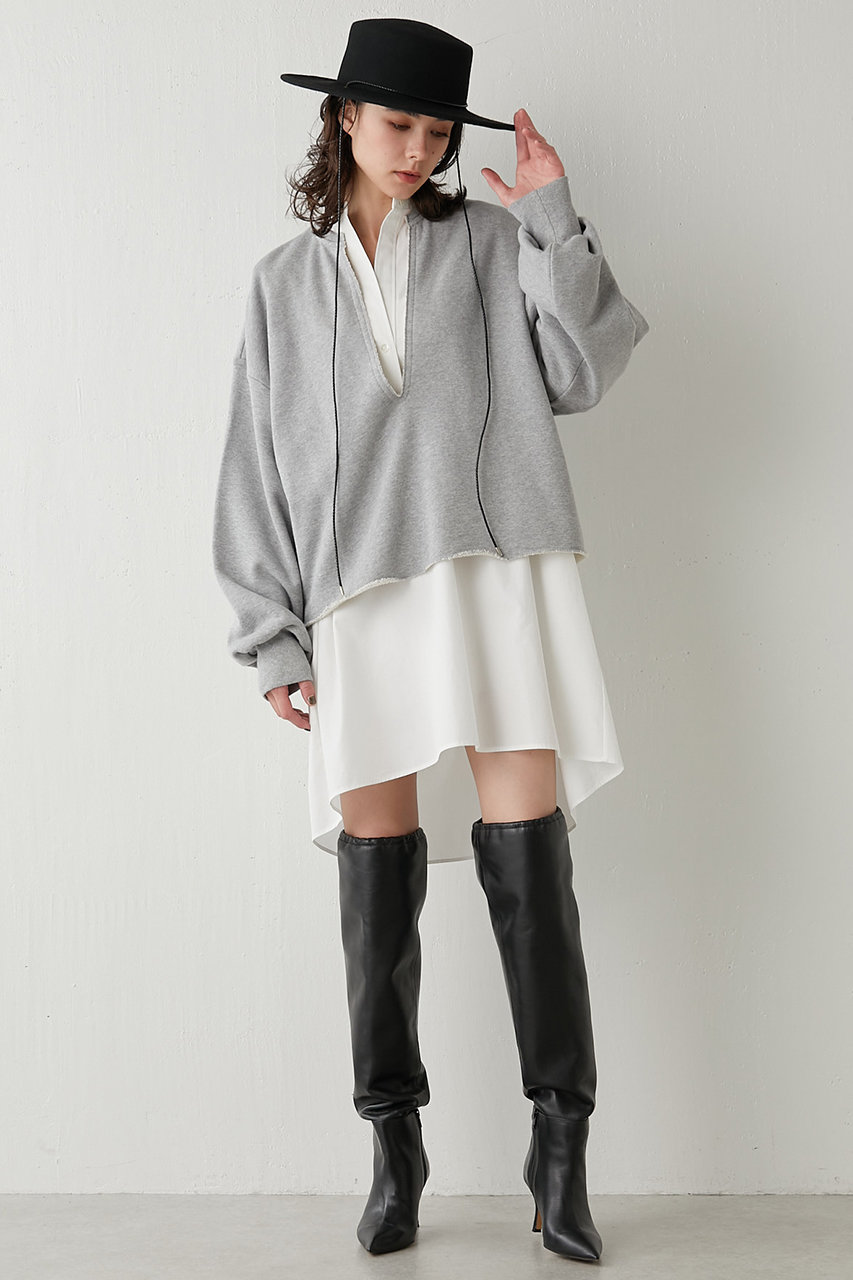 美品❤️24ssウィムガゼット　リネン100% 刺繍　長袖シャツ　白 美品❤️24ssウィムガゼット リネン100% 刺繍 長袖シャツ 白 美品❤️24ss