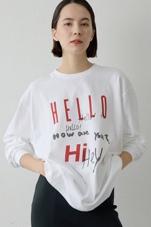 ウィム ガゼット/Whim Gazetteの【予約販売】ロゴロングスリーブTシャツ(110100/110103)