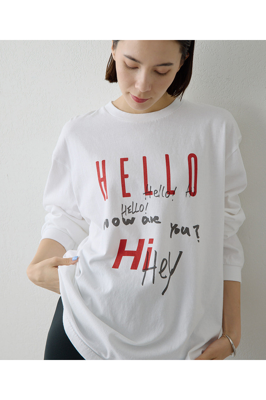Whim Gazetteウィム ガゼット 別注 YOU ロングスリーブ Tシャツ 