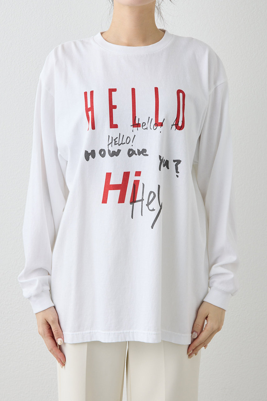 Whim Gazette(ウィム ガゼット)｜【予約販売】ロゴロングスリーブT