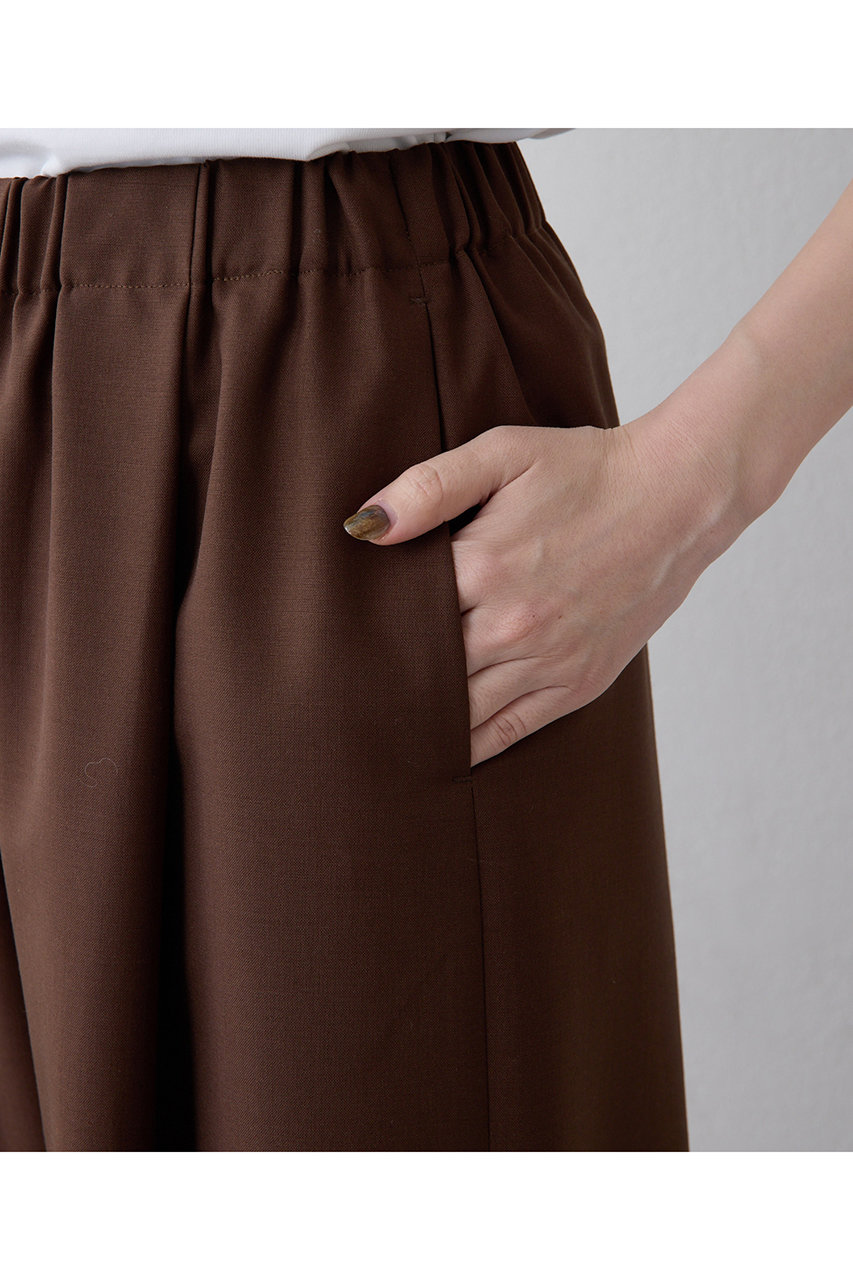 ウィムガゼット　ブラウン ワイドレッグパンツ サイズ38 ウィムガゼット ブラウン ワイドレッグパンツ サイズ38 ウィムガゼット