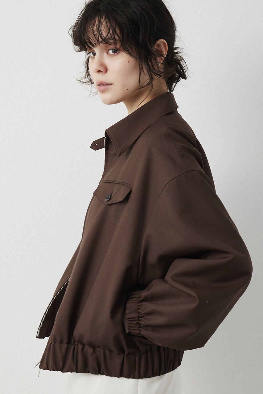 Whim Gazette(ウィム ガゼット)｜【予約販売】平織りジップブルゾン