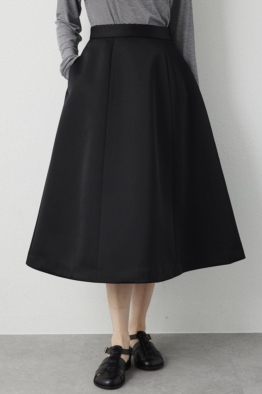 【THE PAUSE】ボンディングフレアスカート