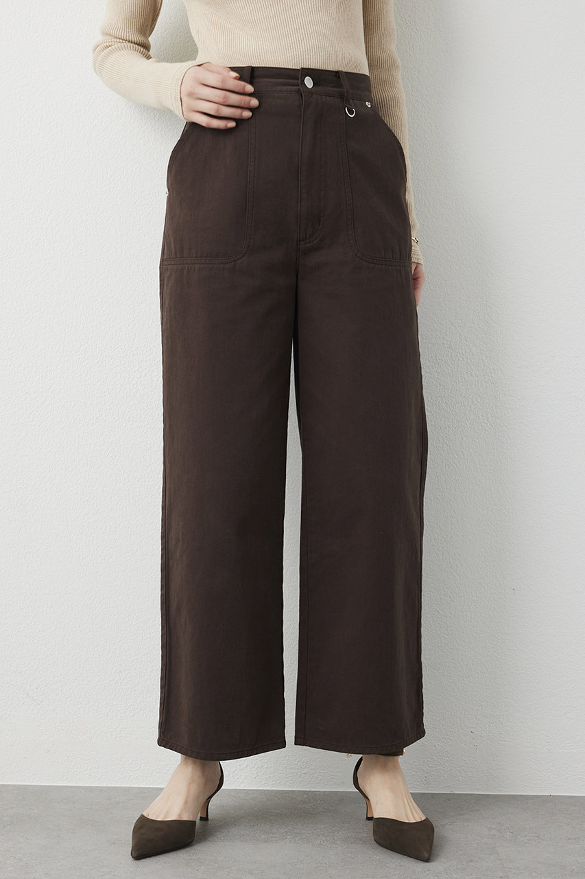 【THE PAUSE】コットンツイルベイカーパンツ