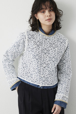 ウィム ガゼット/Whim Gazetteの【予約販売】【THE PAUSE】ボタニカルレースブラウス(110400/110403)