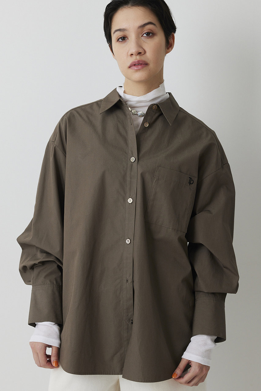 ウィム ガゼット/Whim Gazetteの【予約販売】【THE PAUSE】ポケットシシュウシャツ(モカ/WGP1061104A0003)